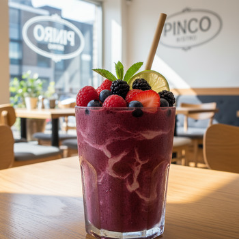 Ягодный смузи с фруктами в Pinco Bistro