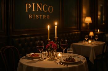 Романтический ужин при свечах в Pinco Bistro