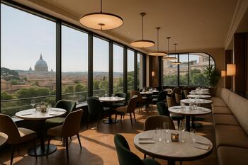 Элегантное пространство ресторана Pinco с панорамными окнами