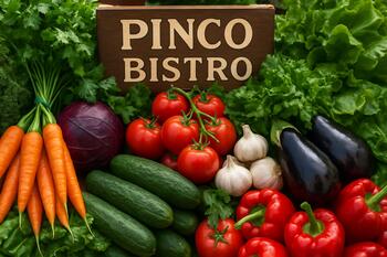 Свежие овощи и зелень для блюд Pinco Bistro