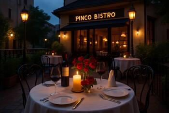 Романтический ужин на террасе Pinco Bistro